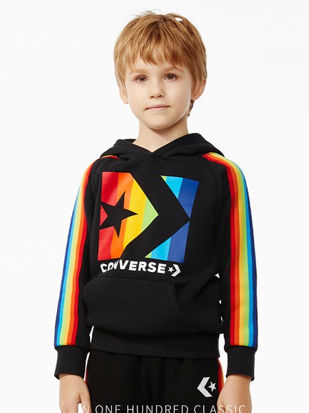 ROOKIE童装2021秋冬季黑色卫衣