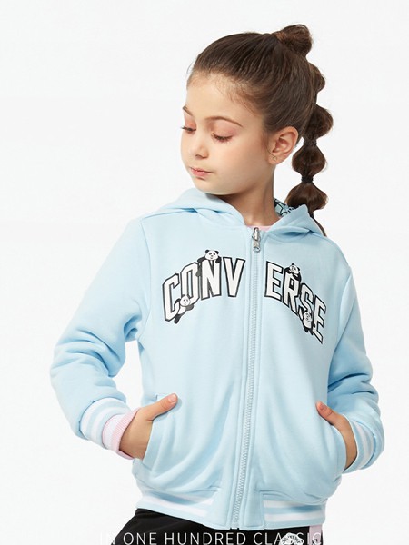 ROOKIE童装2021秋冬季蓝色卫衣