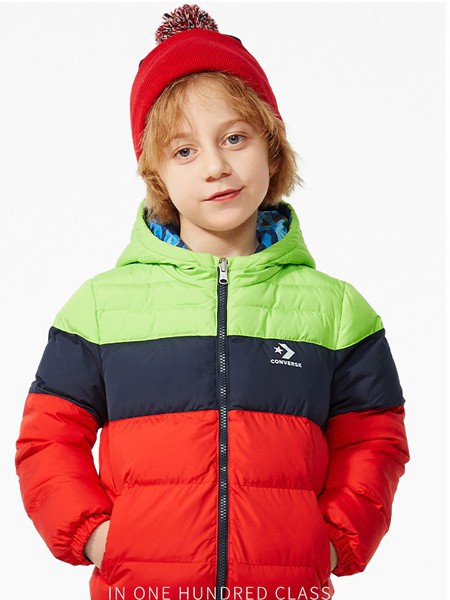 ROOKIE童装2021秋冬季拼色棉服