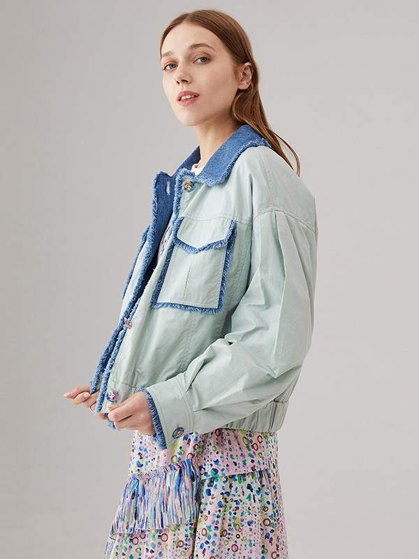 奥蔻女装2022秋冬季灰色外套