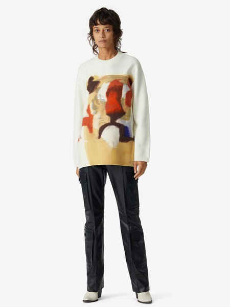 高田贤三休闲装2021秋冬季白色T恤