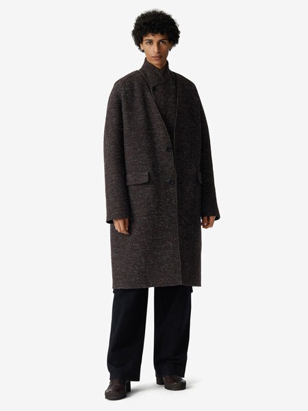 高田贤三休闲装2021秋冬季黑色大衣