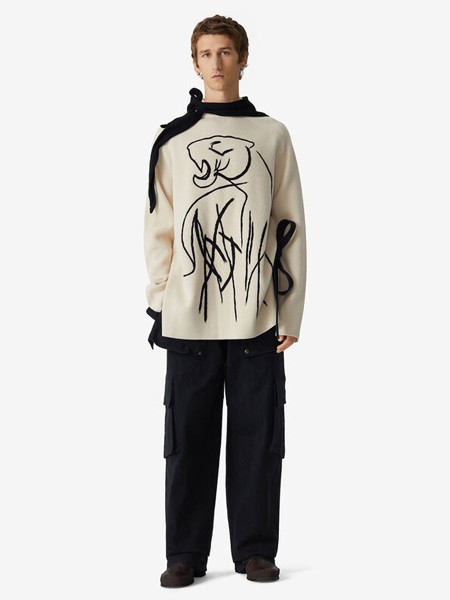 高田贤三休闲装2021秋冬季黑色长裤