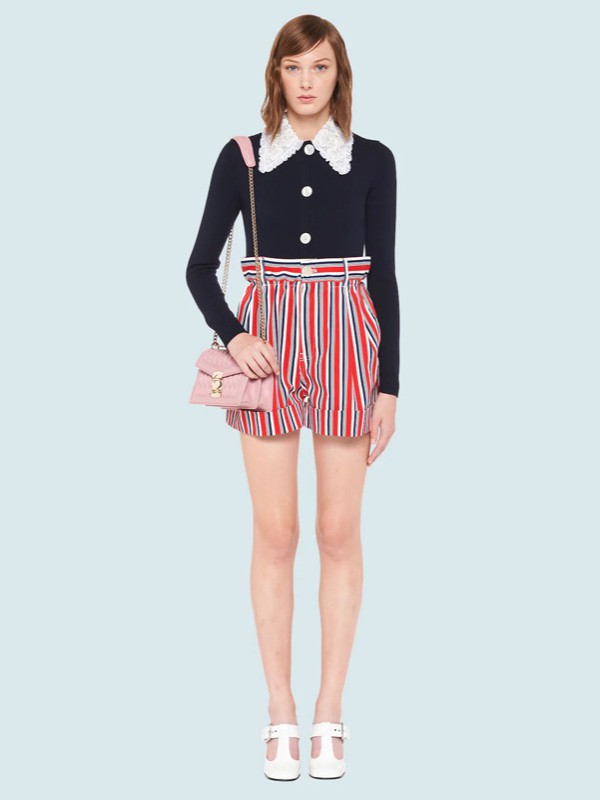 缪缪2022粉色方形包