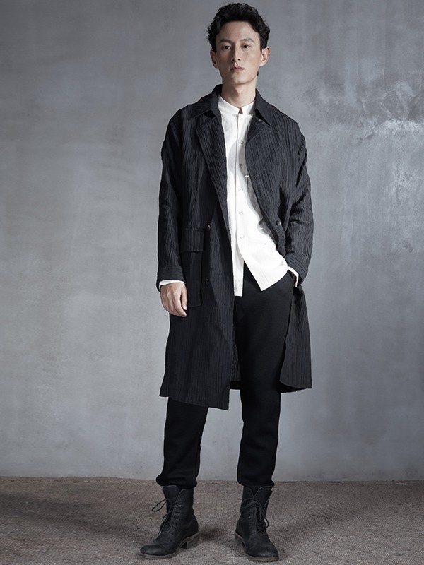 北纬30度男装2022秋冬季白色衬衫