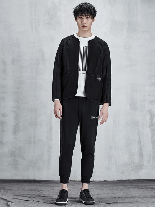 北纬30度男装2022秋冬季白色T恤