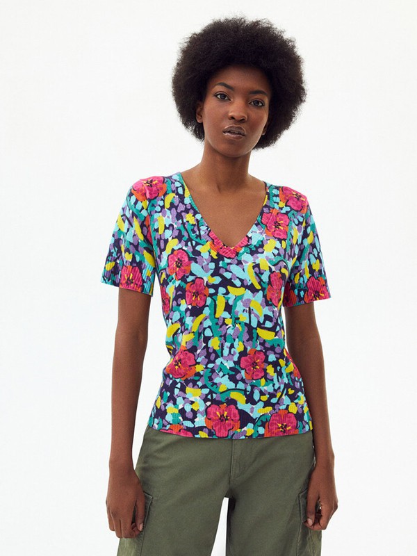 ERICBOMPARD羊衫毛衫2022春夏季蓝色T恤