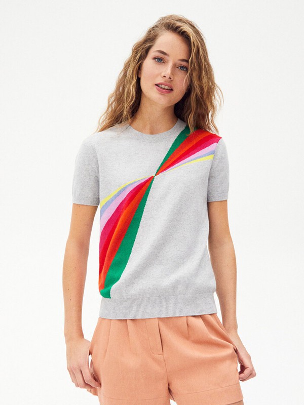 ERICBOMPARD羊衫毛衫2022春夏季灰色T恤