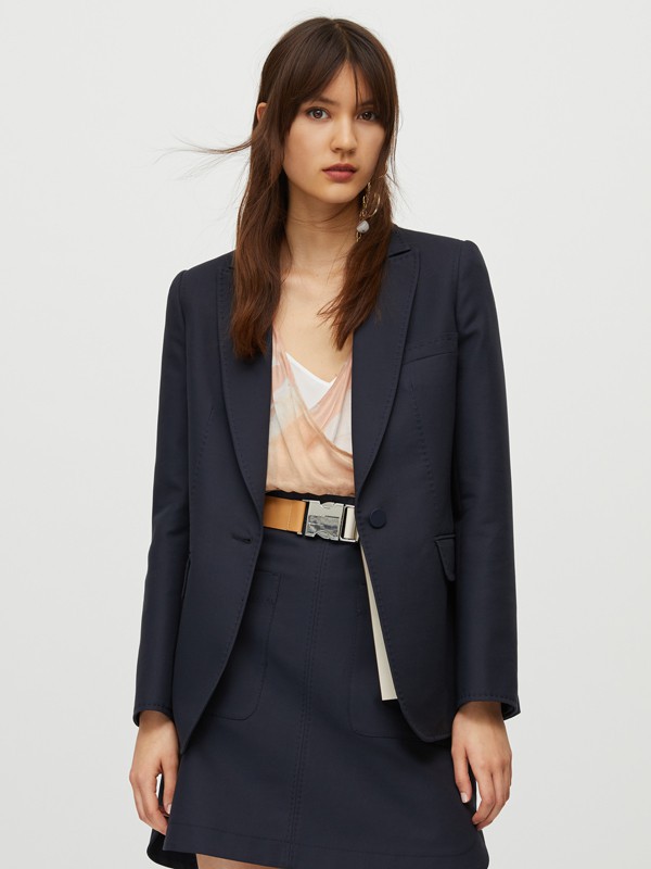 MAX&CO.女装2022秋冬季黑色长裤