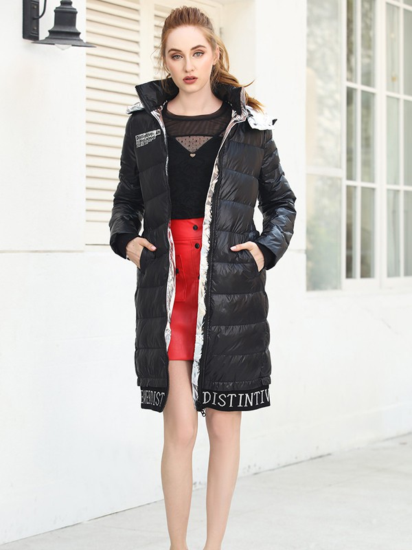 蒂斯弗2021秋冬季黑色棉服