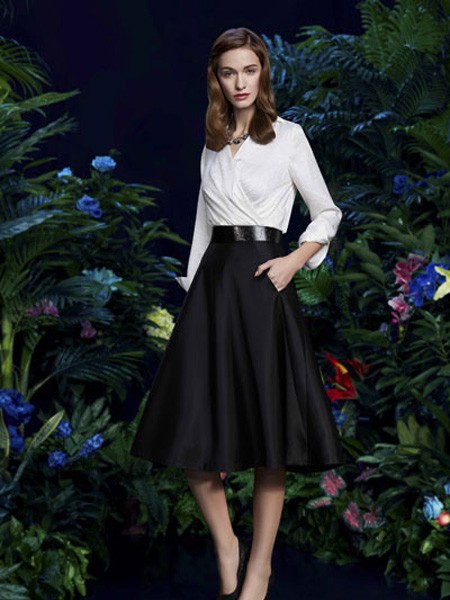 欧柏帝姿女装2022春夏季黑色半身裙