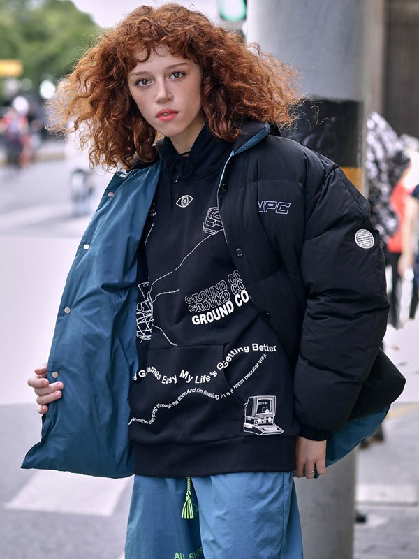 npc2021秋冬季黑色棉服