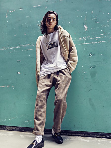 Gramicci2021秋冬季白色T恤