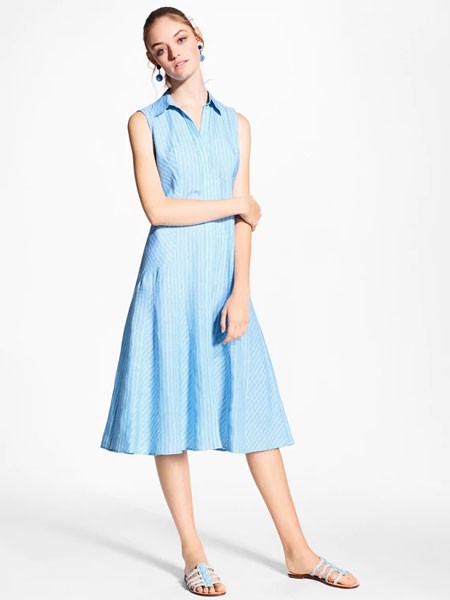 BlackFleece2022春夏季蓝色连衣裙