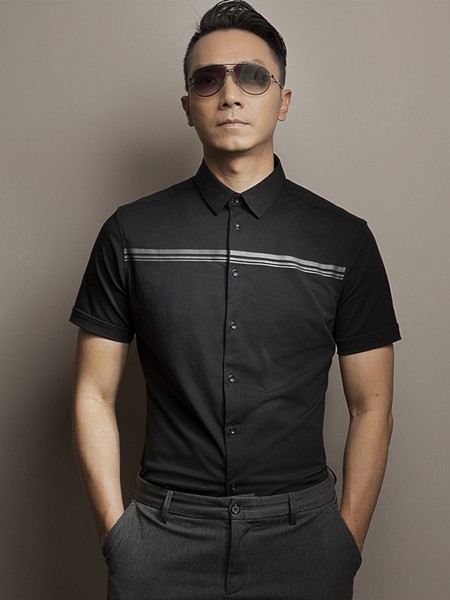 seno2022春夏季黑色衬衫