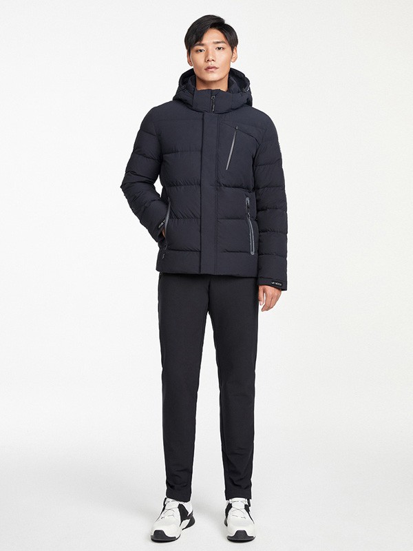 kolonsport运动装2021秋冬季黑色棉服