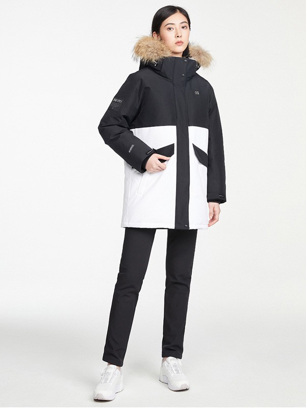 kolonsport运动装2021秋冬季拼色派克服