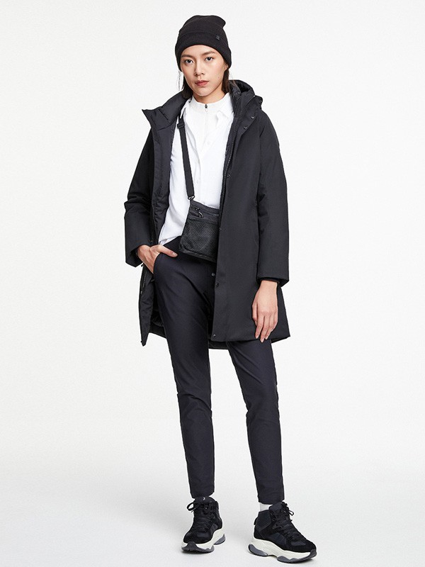 kolonsport运动装2021秋冬季黑色背带裤