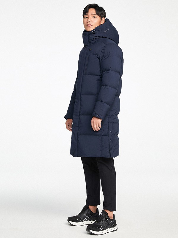 kolonsport运动装2021秋冬季藏蓝色棉服