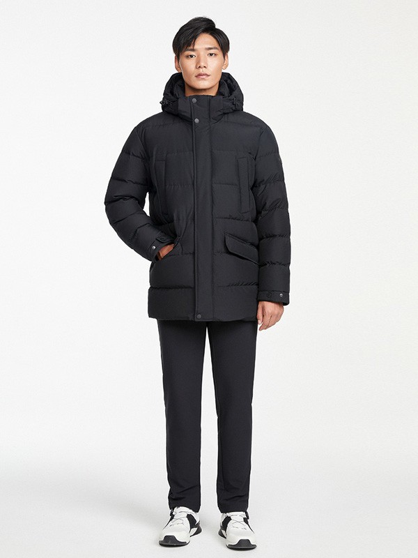 kolonsport运动装2021秋冬季黑色棉服