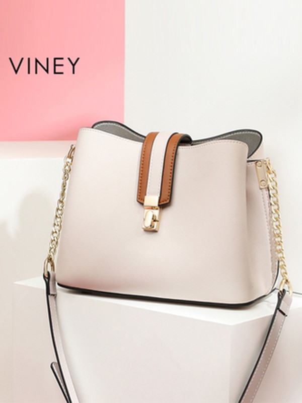 薇妮2022白色单肩包