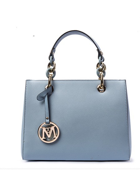 梦特娇包包2022蓝色手提包