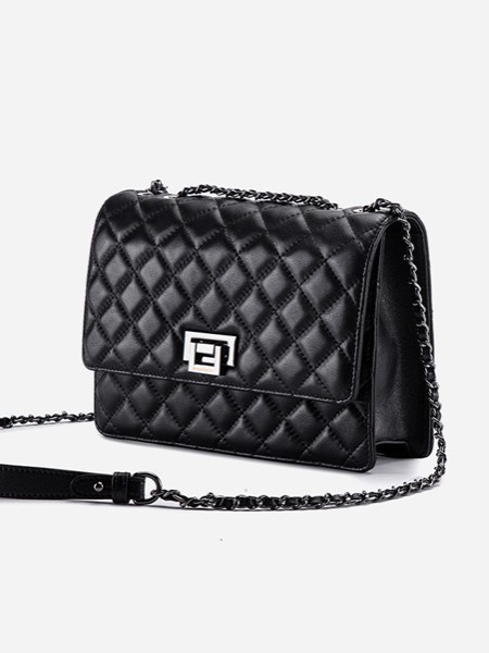 梦特娇包包2022黑色方形包