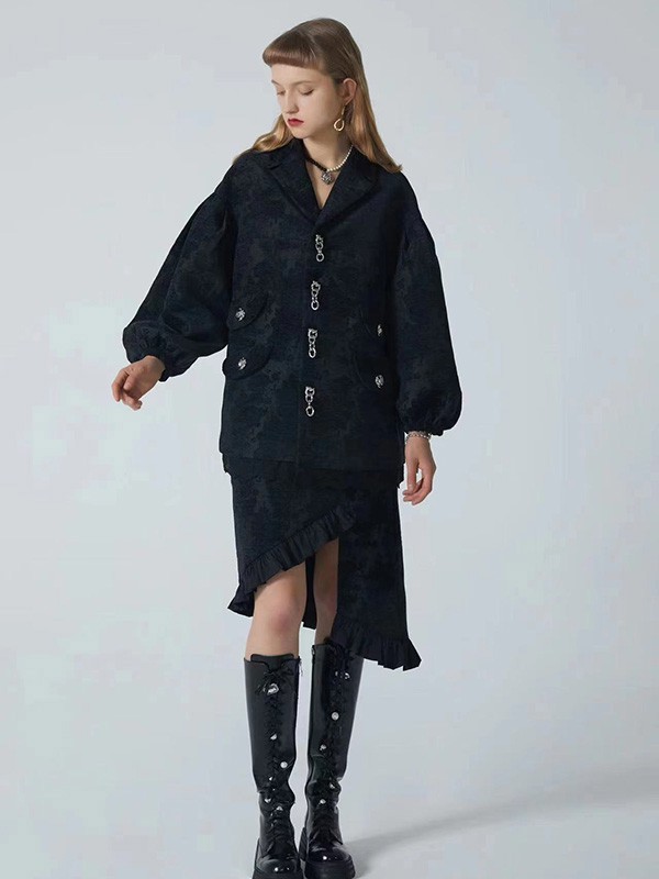 C’ESTLILITH2022春夏季黑色连衣裙