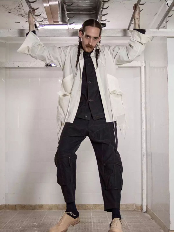 ZiggyChen休闲装2022春夏季黑色长裤