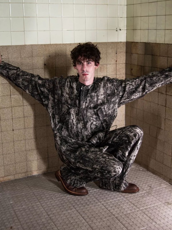 ZiggyChen休闲装2022春夏季黑色长裤