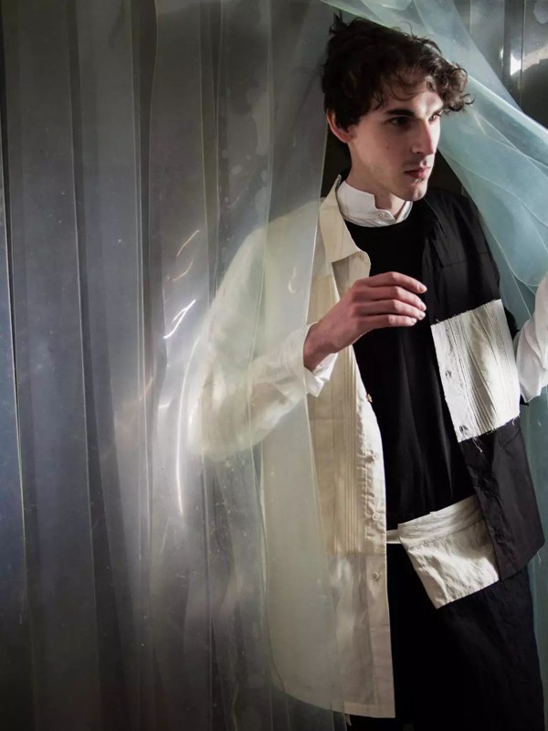 ZiggyChen休闲装2022春夏季白色衬衫