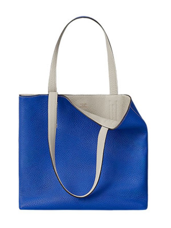 爱马仕2022蓝色单肩包