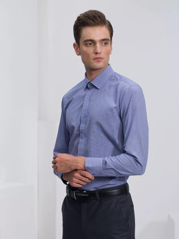 巴蒂米澜男装2022春夏季紫色衬衫