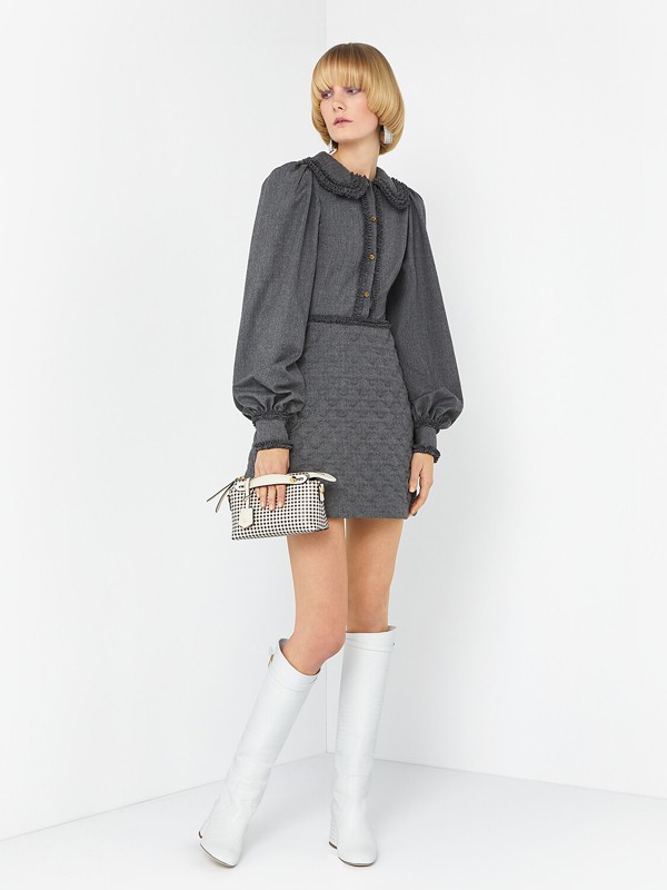 芬迪包包2022白色手提包