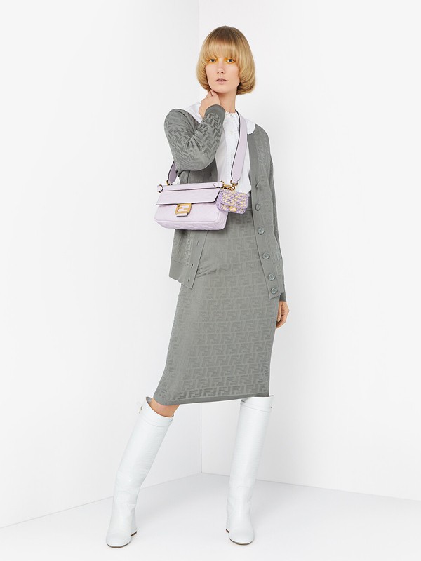 芬迪包包2022白色单肩包