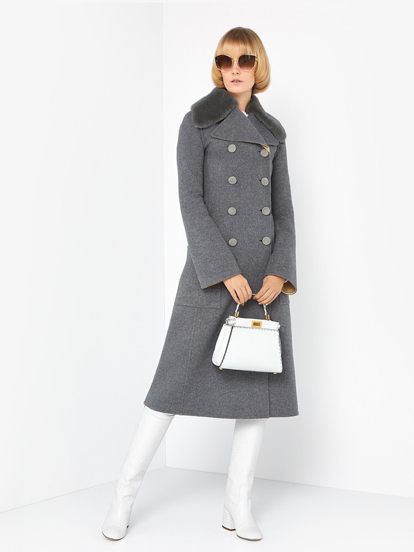 芬迪包包2022白色手提包