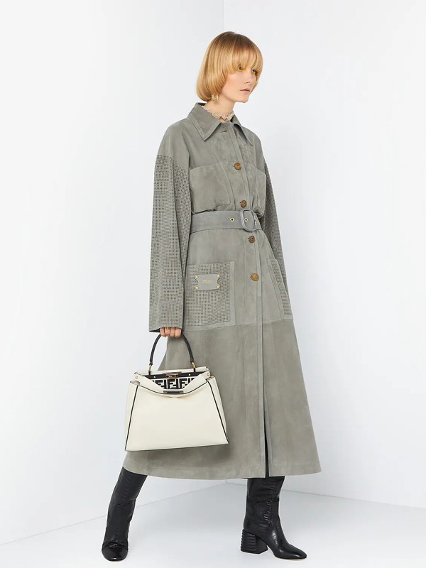 芬迪包包2022米色手提包
