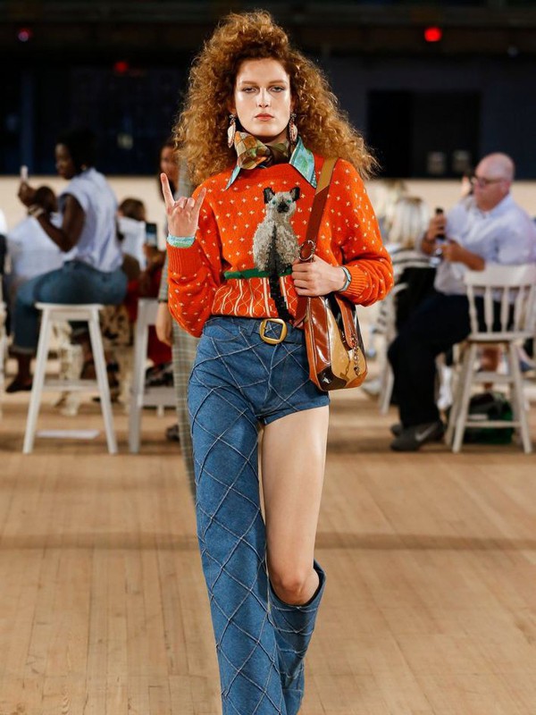 马克雅各布斯休闲装2022秋冬季藏蓝色长裤