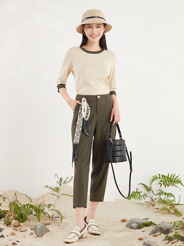 佛尼亚2022春夏季米色T恤