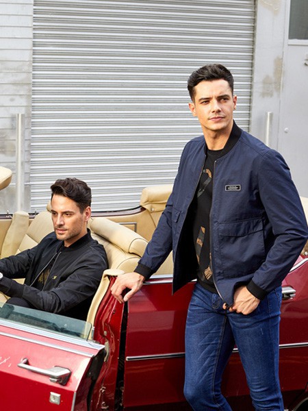 步云2021秋冬季藏蓝色长裤