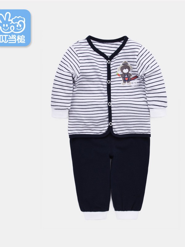 叮当槌童装2022春夏季白色T恤