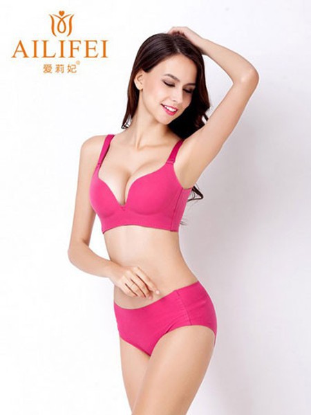 爱莉妃内衣2022春夏季粉色时尚内衣