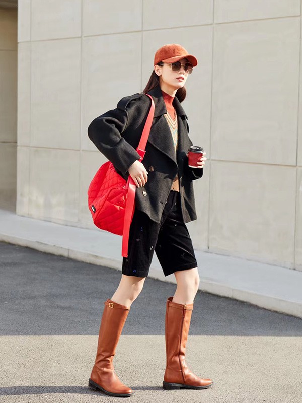 注释ANNOTATE女装2022秋冬季黑色西装