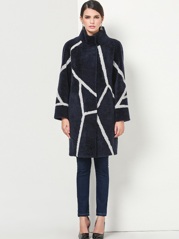 真仕漫女装2021秋冬季黑色大衣