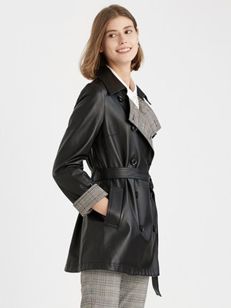 佐林2022春夏季黑色皮衣