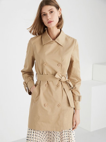 佐林2022春夏季卡其色风衣