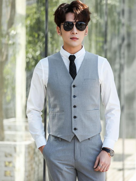 博铂男装2022春夏季白色衬衫