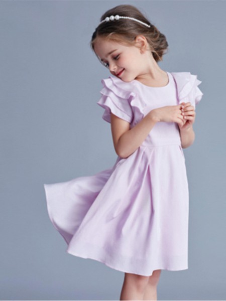 安娜与艾伦2022春夏季紫色T恤