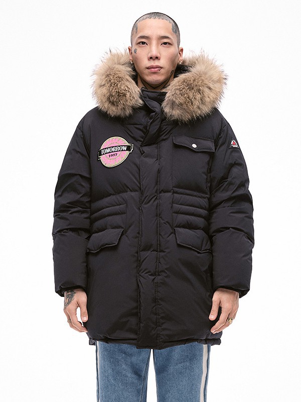 SUNTLAB2021秋冬季黑色派克服