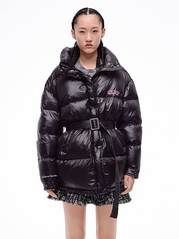 SUNTLAB2021秋冬季黑色羽绒服